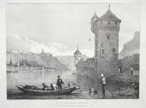 St. Goar and Rheinfels by Samuel Prout
