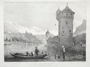 St. Goar and Rheinfels by Samuel Prout