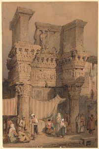 The Forum of Nerva, Rome by Samuel Prout