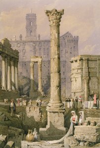 View of the Forum, Rome by Samuel Prout