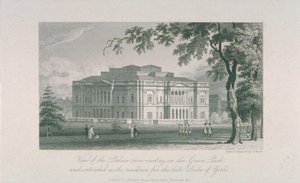 View of York House and Green Park, c.1800