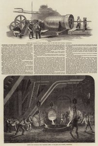 Cylinder of the Great Hydraulic Press Used for Raising the Tubes of the Britannia Bridge by Samuel Read