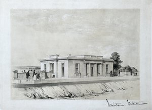 Swinton Station, c1840 by Samuel Russell