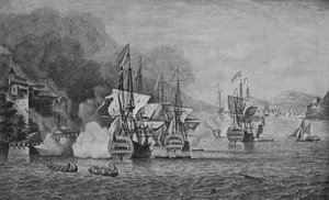 Vernon at Portobello, c1740