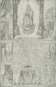 Indulgence for Donation of Alms Towards the Building of a Church by Samuel Stradanus