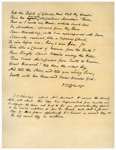 Hymn before Sunrise in the Vale of Chamouny by Samuel Taylor Coleridge