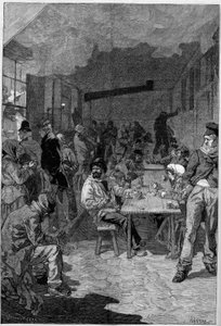 View of the Furnace of the Societe Philanthropique de la Rue de Sevres Where the Poor of Paris Come for a Meal by Samuel Urrabieta