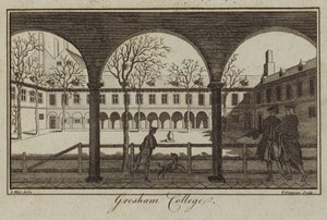 Gresham College in London by Samuel Wale