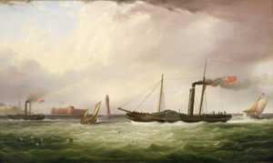 The paddle steamer 