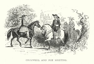 Cromwell and Fox Meeting (engraving)