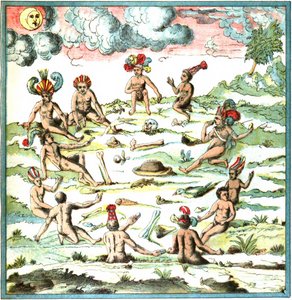 Champlain West Indies Plate LIX - Story of the Indians