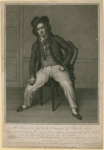 Mr Bannister Junior in the Character of Ben the Sailor by Samuel de Wilde