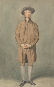 Mr. Mathews as Matthew Daw in the School for Friends by Samuel de Wilde