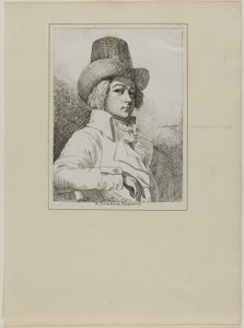 Portrait of B. Reading, Engraver by Samuel de Wilde