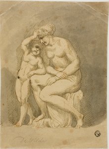 Venus and Cupid by Samuel de Wilde