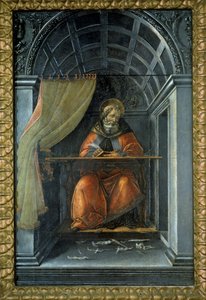 Saint Augustine in His Cell by Sandro (1444/5 1510) Botticelli