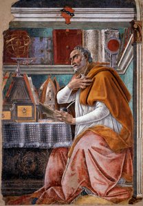 Saint Augustine by Sandro Botticelli