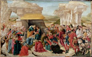 The Adoration of the Magi (Unfinished, c.1500) by Sandro Botticelli
