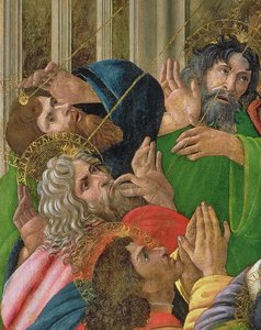 The Descent of the Holy Ghost (detail) by Sandro Botticelli