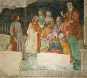 A Youth (Lorenzo Tornabuoni?) is Led by Minerva by Sandro Botticelli