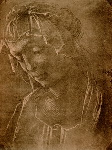 Female Head by Sandro Botticelli
