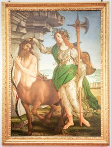 Pallas and the Centaur by Sandro Botticelli