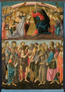 Coronation of Mary with Saints by Sandro Botticelli