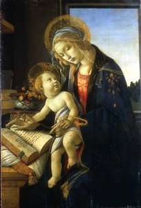 Madonna and Child Madonna of the Book by Sandro Botticelli