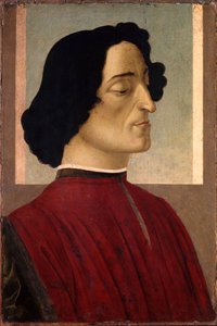 Portrait of Giuliano de Medici by Sandro Botticelli
