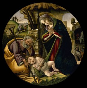 The Adoration of the Christ Child by Sandro Botticelli