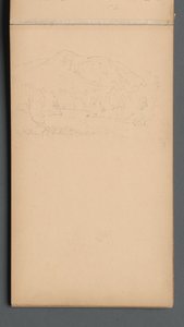 Sketchbook, page 08: Carter Mountain by Sanford Robinson Gifford