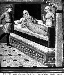 Stillborn Baby Miracle, c.1450 by Sano di Pietro