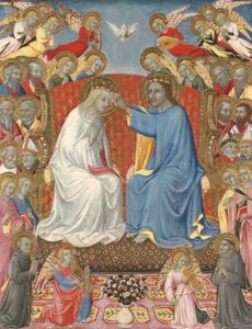 The Coronation of the Virgin by Sano di Pietro