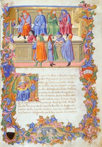 Tribunale della Mercanzia (Tribunal of Merchandise) by Sano di also Ansano di Pietro di Mencio Pietro