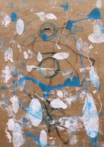 Abstract Blue Movement