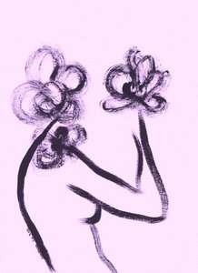Abstract Nude Bloom