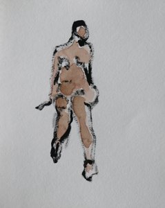 Abstract Nude Figure