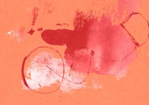 Bold Red Orange Shapes by Santhosh ch