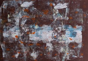 Dark Copper Abstract Layers