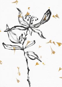Delicate Floral Sketch