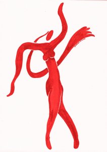 Dynamic Red Dance
