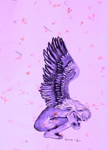 Ethereal Purple Angel by Santhosh ch