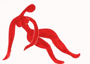 Graceful Red Form by Santhosh ch