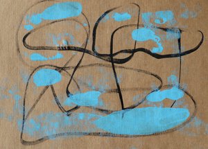 Organic Blue Shapes