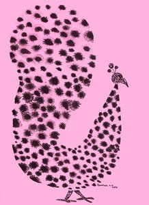 Pink Spotted Peacock