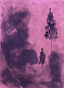 Purple Shadowscape by Santhosh ch