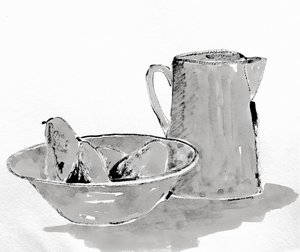 Rustic Pears Still Life