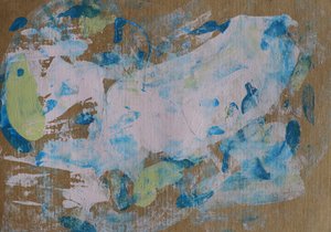 Soft Blue Green Abstract