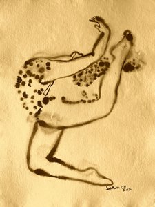 Spotted Abstract Figure by Santhosh ch