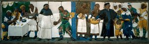 The Seven Works of Mercy, feeding the Hungry by Santi Buglioni